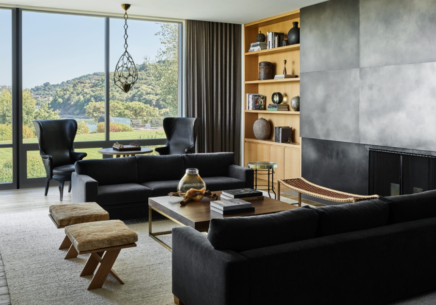 Modern Living Room Interiors from Nicole Hollis