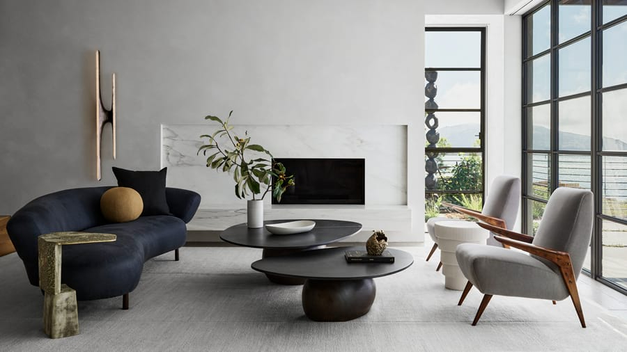 Modern Living Room Interiors from Nicole Hollis