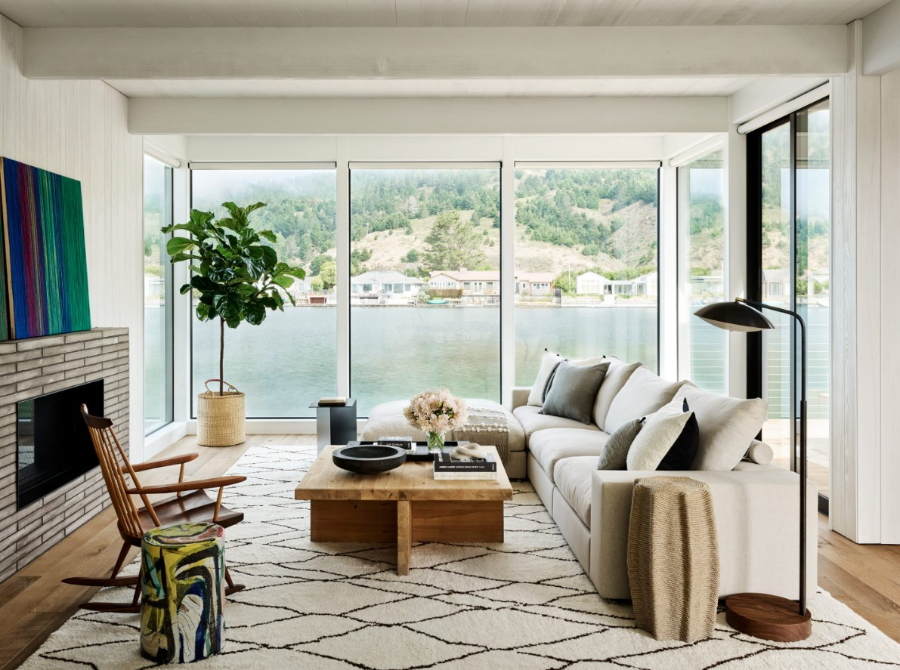 Modern Living Room Interiors from Nicole Hollis