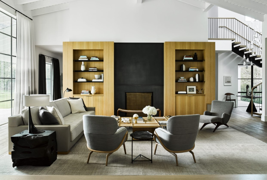 Modern Living Room Interiors from Nicole Hollis