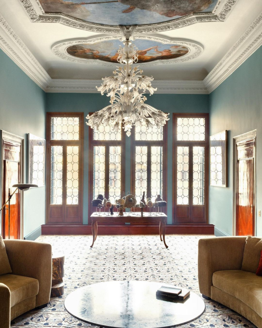 Modern Living Room Interiors from Charles Zana. St Stephano project with upholstered sofas