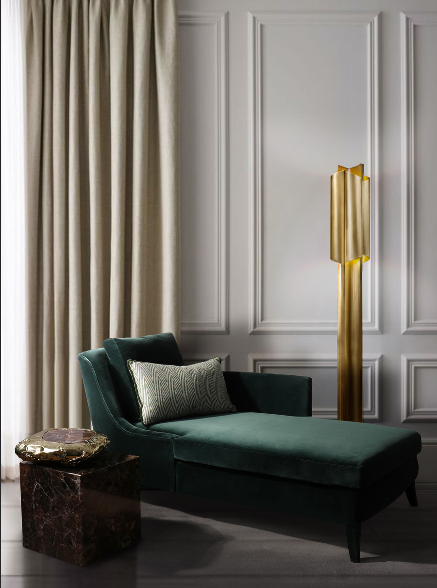 reading corner design ideas chaise long with cyrus floor light 