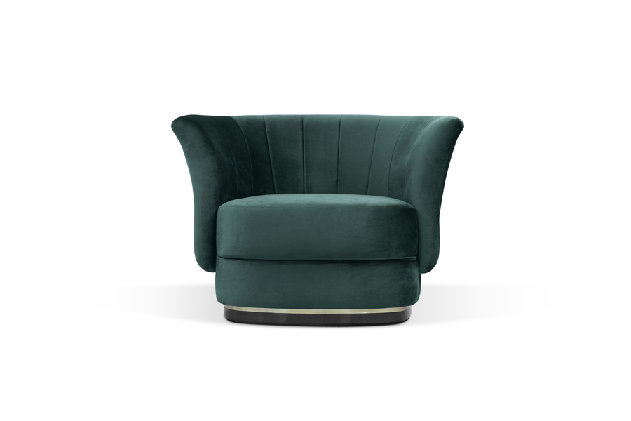 reading corner design ideas velvet armchair