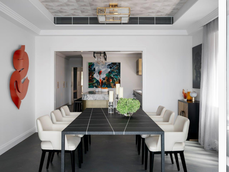 Modern Decor for Dining Room By Brendan Wong Design