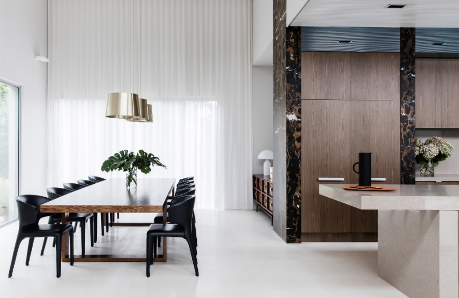 Modern Decor for Dining Room By Brendan Wong Design