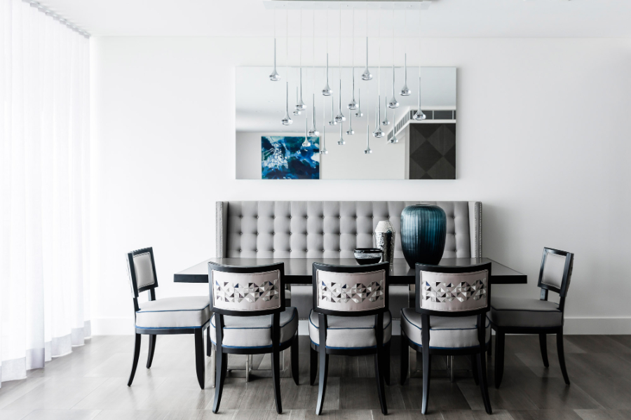 Modern Decor for Dining Room By Brendan Wong Design