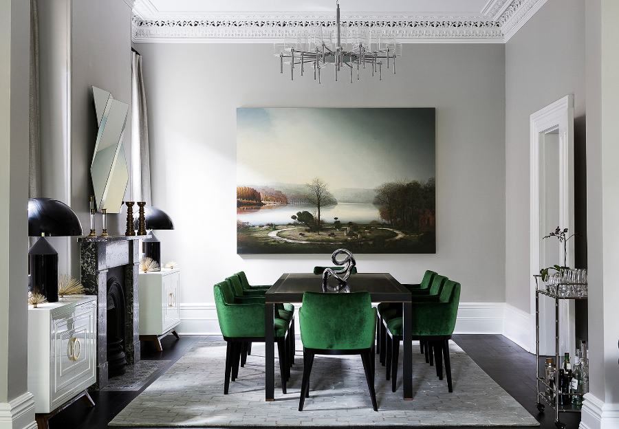 Modern Decor for Dining Room By Brendan Wong Design