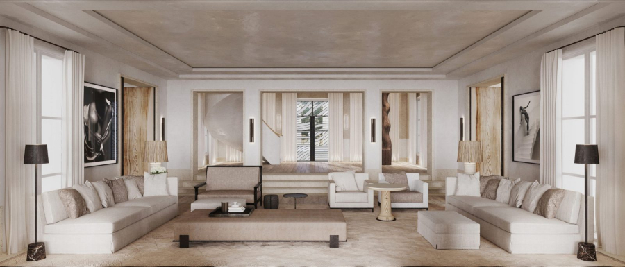 Modern Living Rooms Ideas by Gilles & Boissier. A living room in neutral tones, with straight and moderen lines.