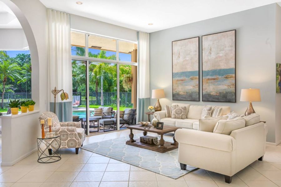 Living room design by Barbara Brickell
