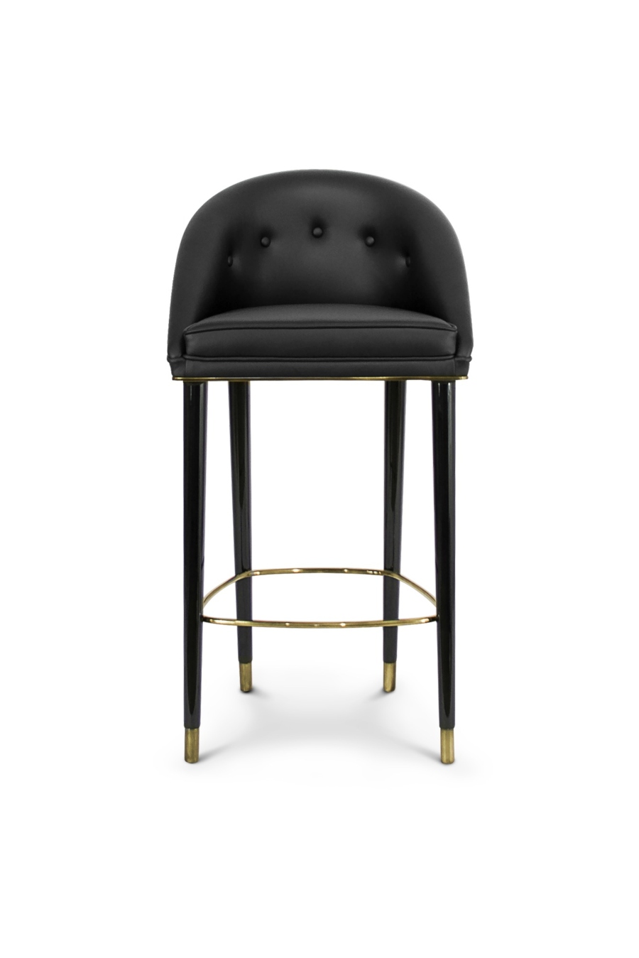 Modern Design Magazine Home'Society Winter Issue Second Edition black leather bar chair