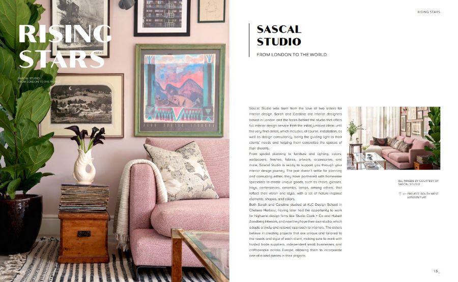 Modern Design Magazine Home'Society Winter Issue Second Edition rising stars