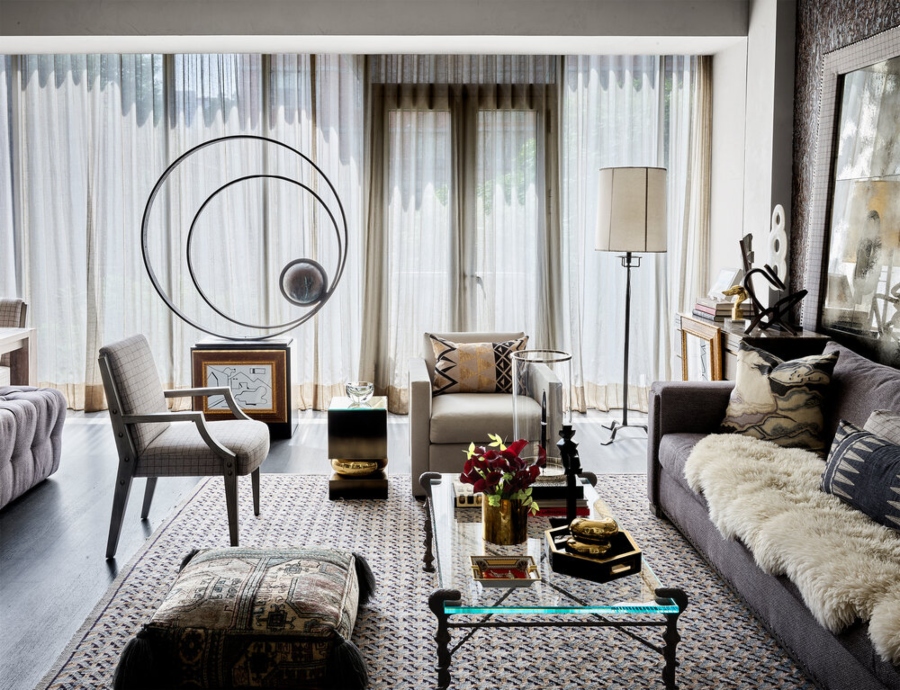 Thom Filicia: Modern Living Room Ideas in New York