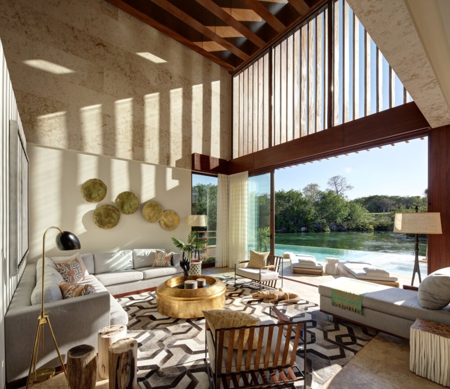 Thom Filicia: Modern Living Room Ideas near the beach