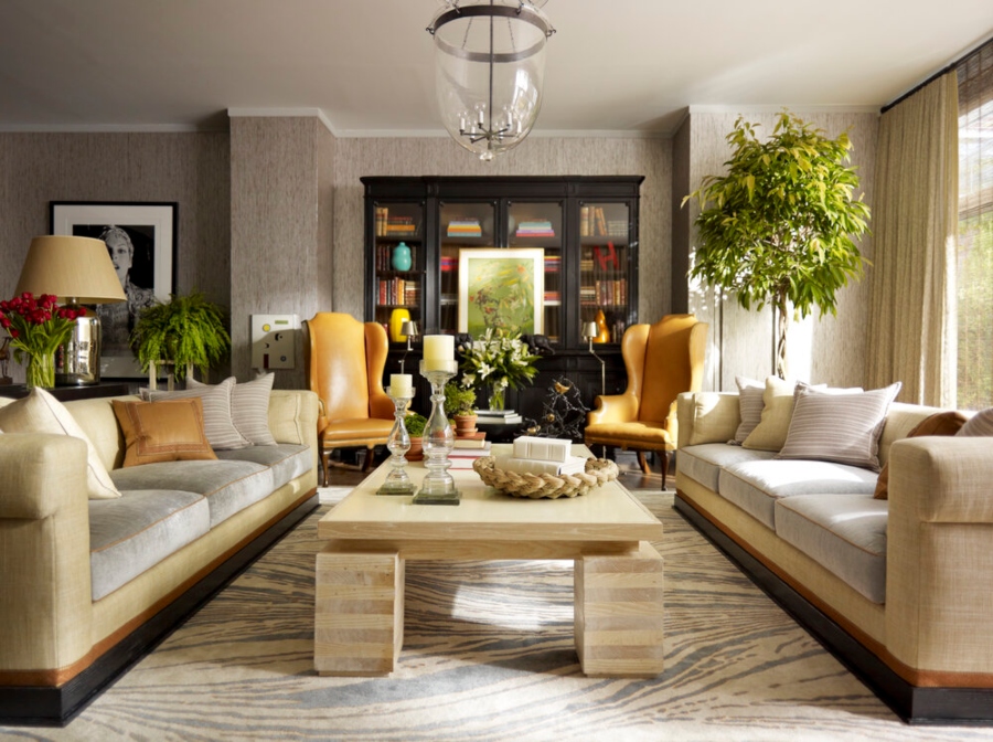 Thom Filicia: Modern Living Room Ideas in New York