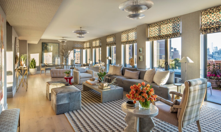 Thom Filicia: Modern Living Room Ideas in New York