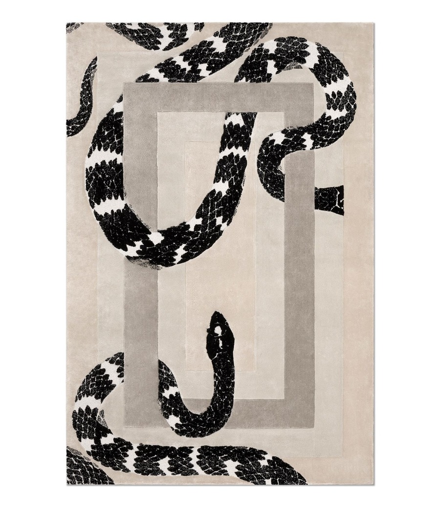 imperial snake rug by rug'scoiety