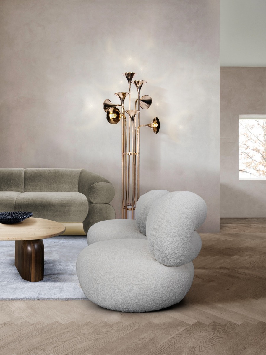modern grey living room design