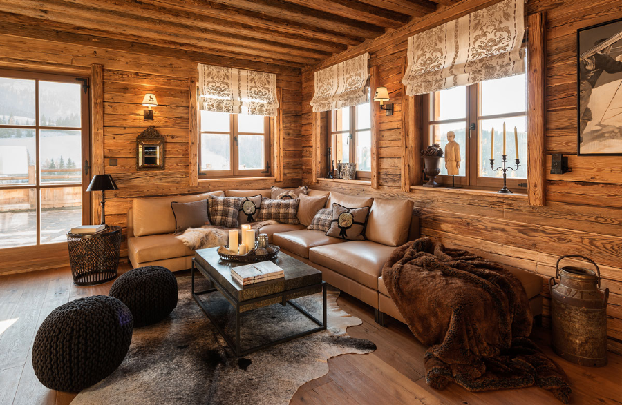 Frech Interior GmbH, living room with a big sofa
