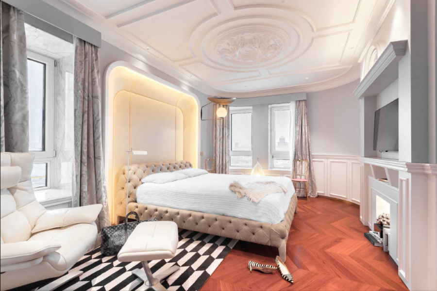 Home Interior Design Ideas by Nong Studio - Shanghai Riverfront Mansion - Luxury Bedroom