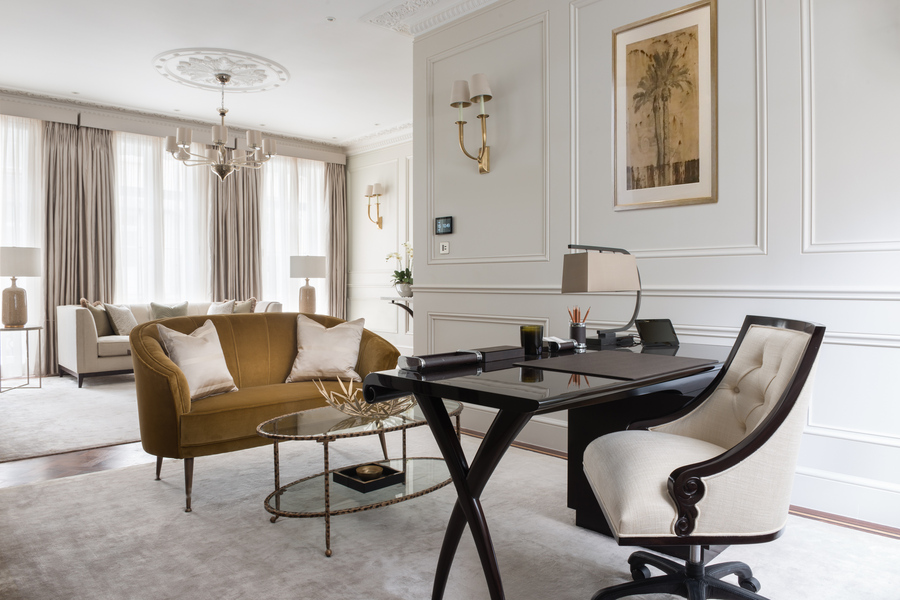 modern office at Mayfair Boutique Hotel