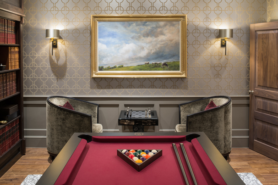 luxurious game room