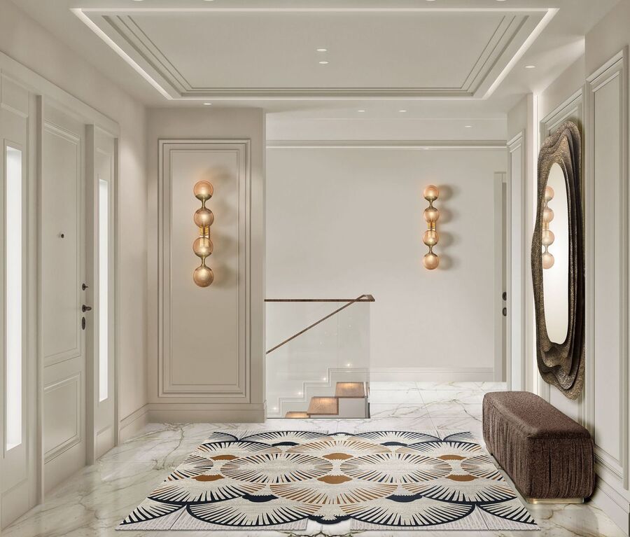 simple modern hallway design