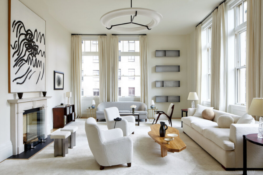 Alyssa Kapito Interiors - New York Interior Design_West End Avenue Family Living Room