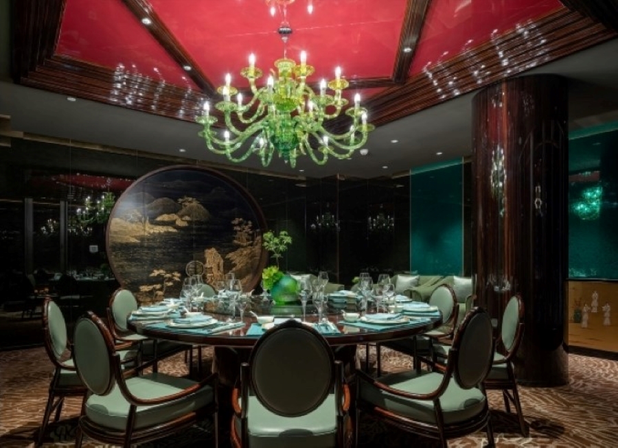 j hotel - shanghai, china - asian design style in green tones