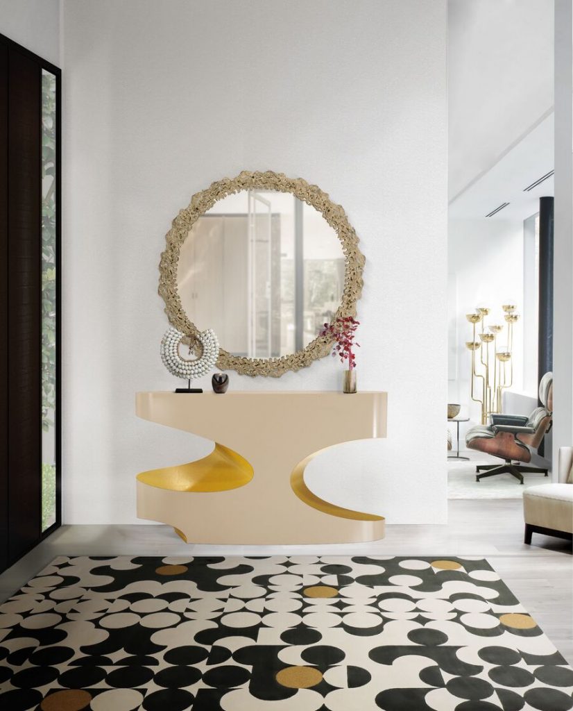 how to decor your entryway design easily modern golden entryway