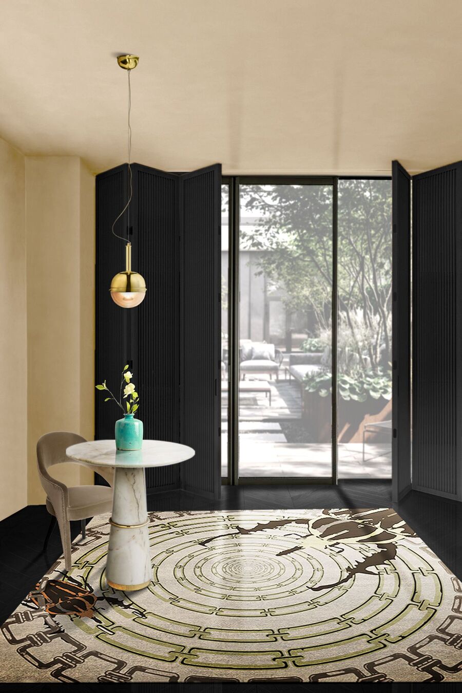 same new contemporary rugs but in a different perspective