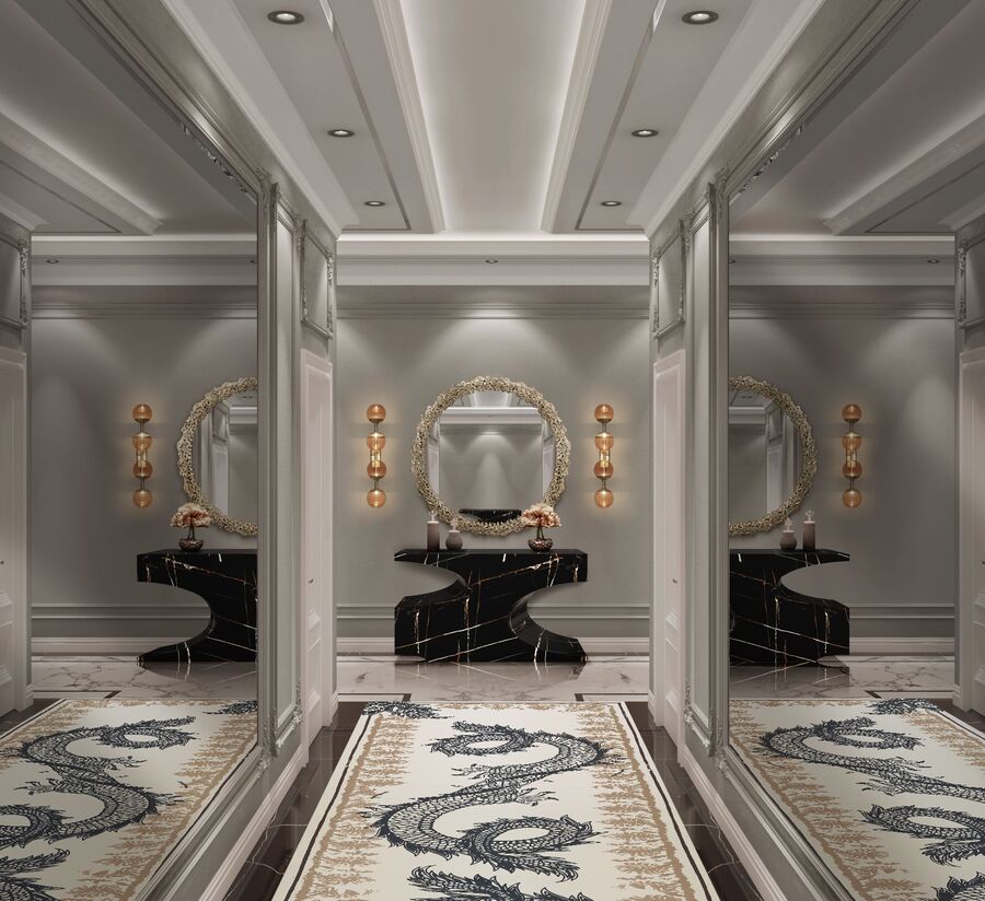 new contemporary rugs in a modern home design