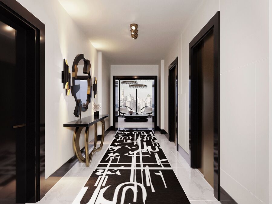 modern long runner new contemporary rugs