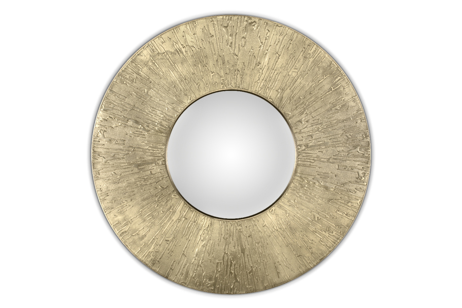 modern round mirror
