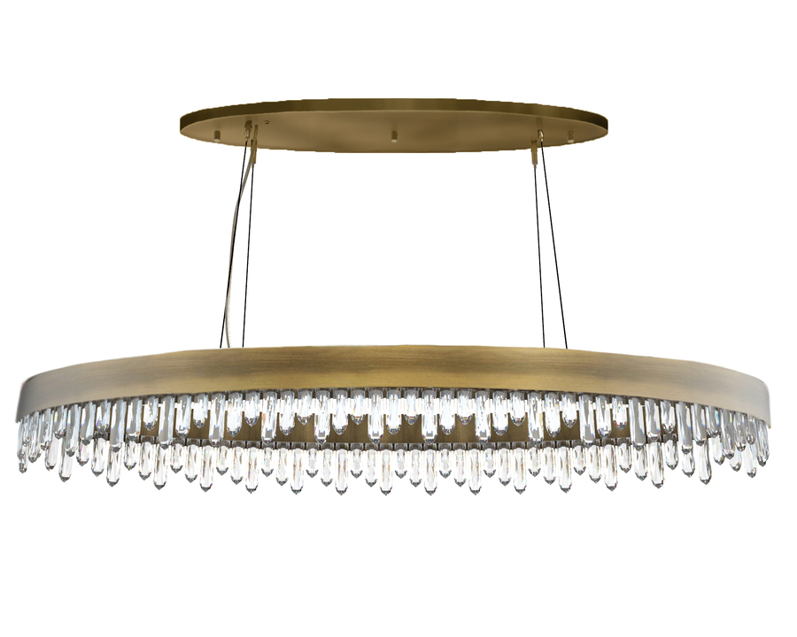 oval suspension light