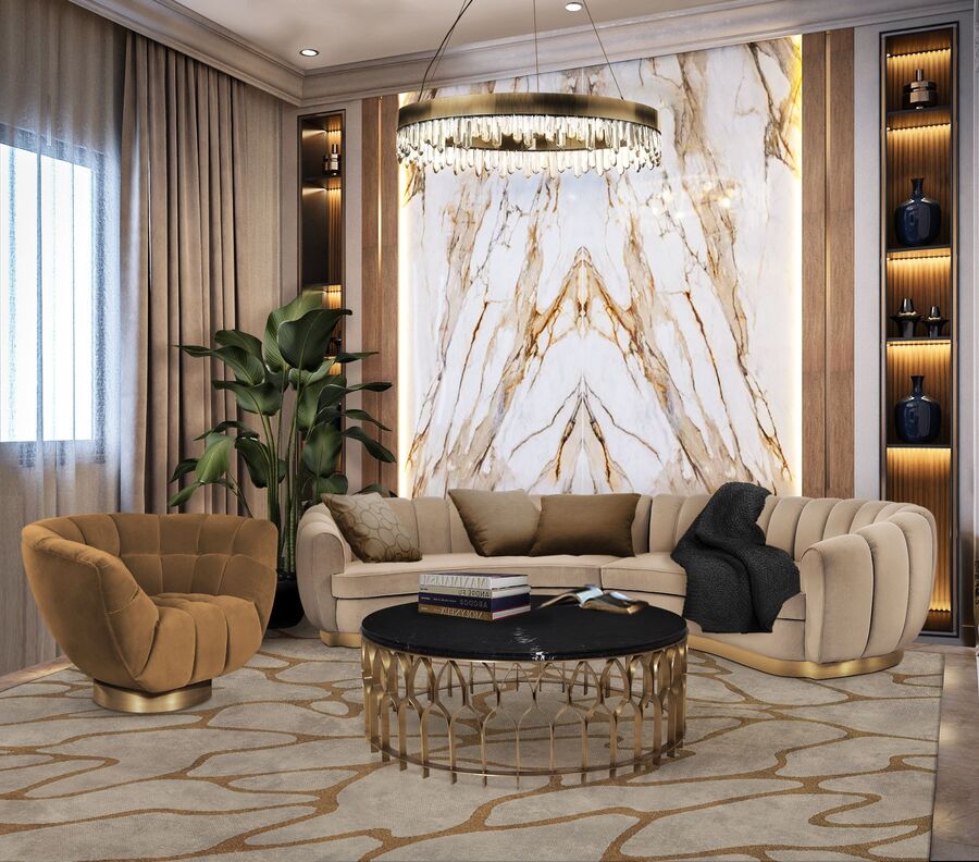 modern living room in orange tones the most exquisite sofas The most exquisite Sofas to create a comfortable living room The most exquisite sofas to create a comfortable home 3