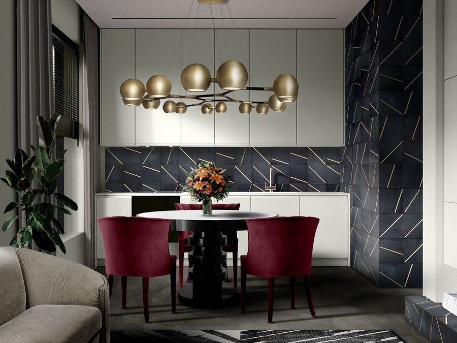the ultimate dining area designs red dining chairs  kitchen designs The ultimate kitchen designs – Inspirational Content The ultimate dining area designs 5