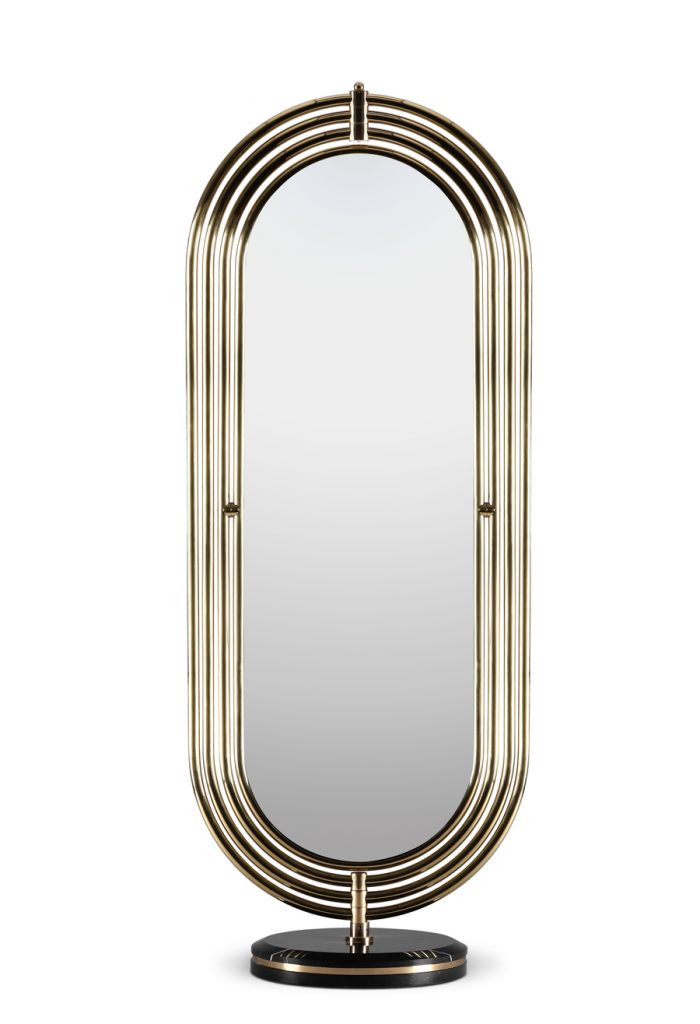 trending mirror designs golden modern floor mirror