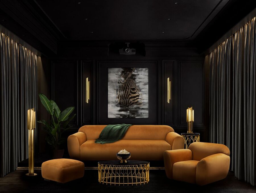 modern living room in orange tones most desirable sofas