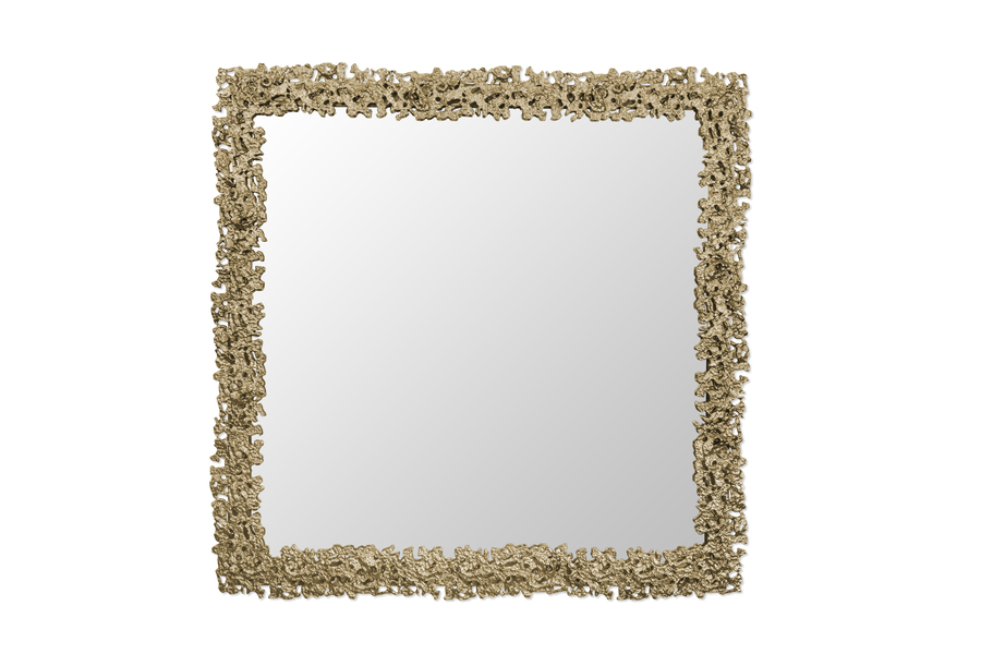 cay collection modern square mirror