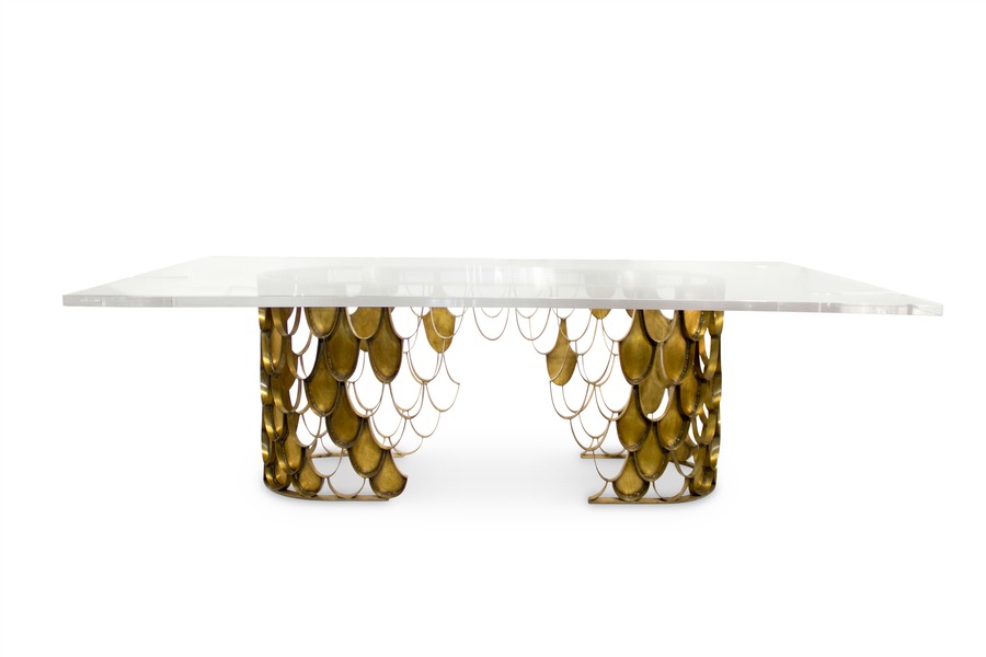 modern square dining table
