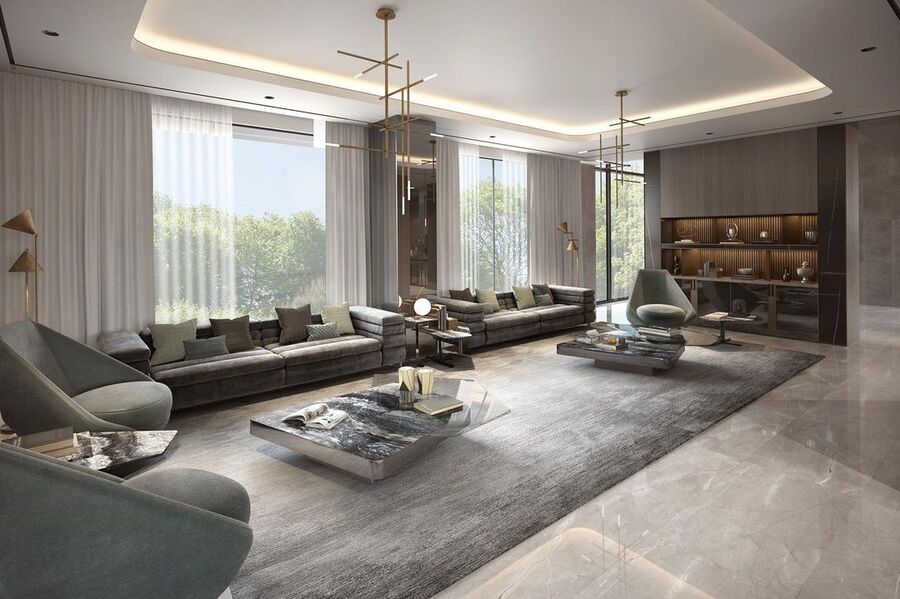 modern living room by soltis interiors
