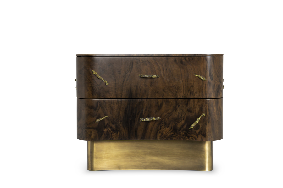 baraka collection modern bedside table