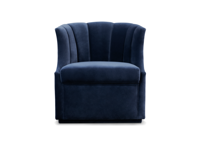 modern swivel armchair