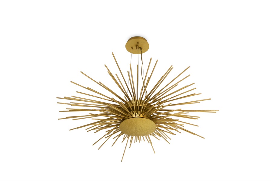 modern golden exclusive suspension light
