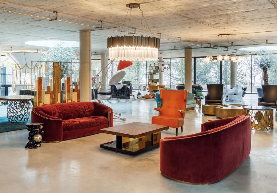 Home'Society Virtual Showroom open space with different unique products of BRABBU