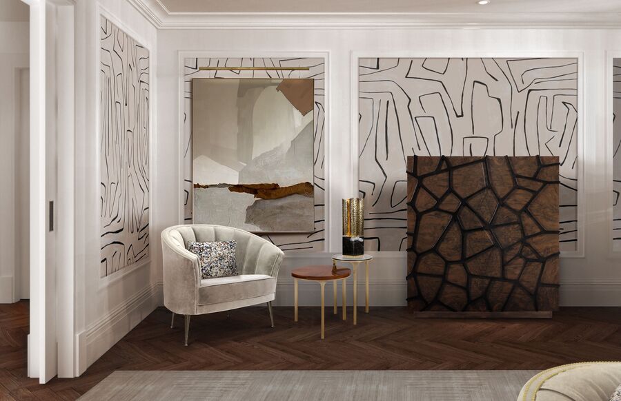 luxurious side tables for living room decor