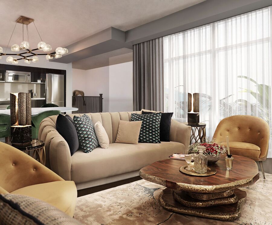 neutral living room sofas