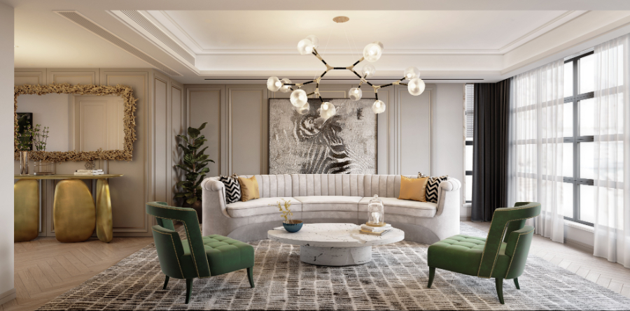 9 Feng Shui Decorating Ideas For Your Luxurious Living Room. Living Room design by BRABBU.