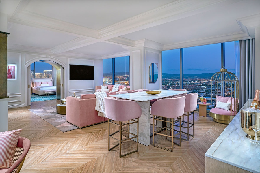 USA Interior Design: Get To Know Avenue Interior Design. Palms Casino Resort / The Revolve Suite.