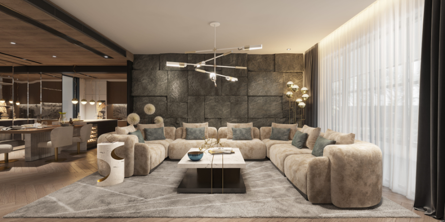 Autumn Interior Design Trends: Captivating Living Room Modernity